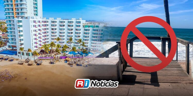 Mazatlán: Hoteles y desarrollos inmobiliarios asfixian los accesos al mar