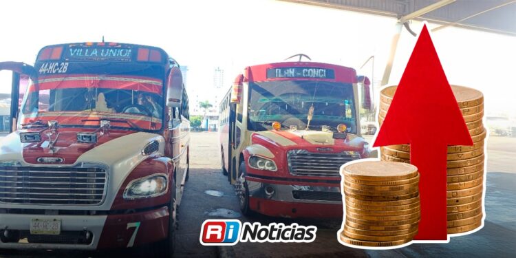 Suben tarifas del transporte rural en Mazatlán a partir de abril