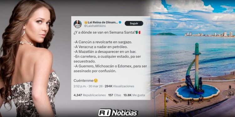 Laisha Wilkins genera polémica al criticar Mazatlán como destino turístico por violencia