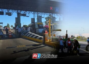 Productores bloquean caseta de Costa Rica en Culiacán; activan picos antievasión