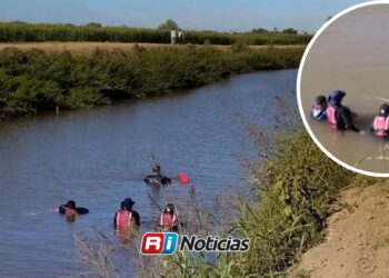Ciclista muere ahogado al caer a canal de riego en campo El 10, en Culiacán