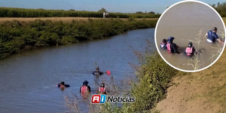Ciclista muere ahogado al caer a canal de riego en campo El 10, en Culiacán