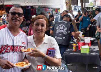 Con 100 kilos de ceviche de sierra negocios del Centro dan la bienvenida a Bikers