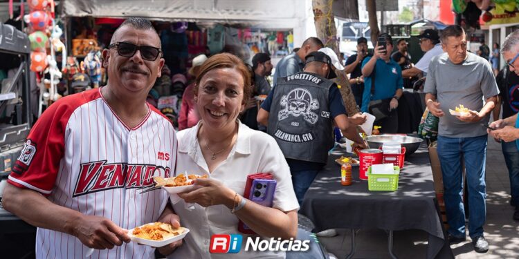 Con 100 kilos de ceviche de sierra negocios del Centro dan la bienvenida a Bikers