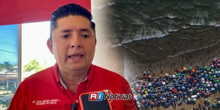 Dirigente del PRI en Sinaloa acusa “cifras maquilladas” en turismo tras Semana Santa