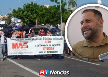 Señalan a Moisés Ríos de ignorar crisis de desplazados en Mazatlán