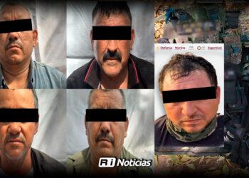 En Escuinapa, autoridades federales detienen a cinco personas con armas y equipo táctico