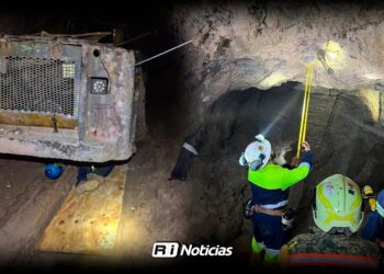 Mantienen búsqueda ininterrumpida de minero atrapado en la mina Santa Fe, en El Rosario