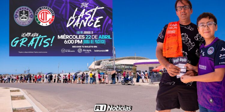 Mazatlán FC ofrecerá entrada gratuita en su último juego en el Estadio El Encanto ante Toluca