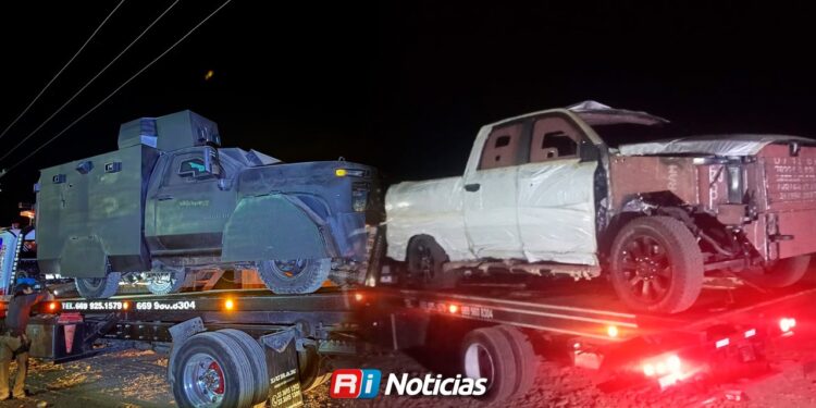 Aseguran arsenal y vehículos con blindaje artesanal en El Rosario; hay cinco detenidos