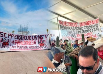 “Ni desapareciéndonos vamos a permitir a Mexinol”: advierten manifestantes en Topolobampo
