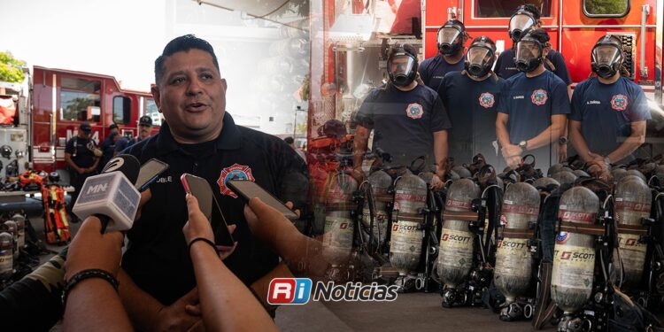 Bomberos de Mazatlán reciben equipo especializado para operar en atmósferas tóxicas