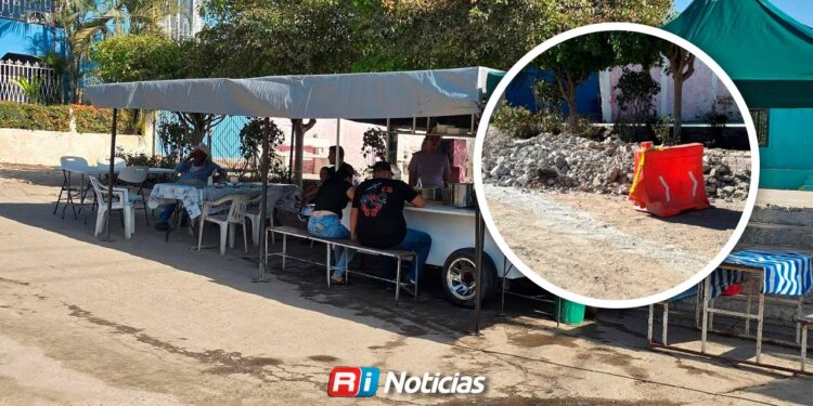 Obstrucción en El Vainillo: Escombro del Ayuntamiento afecta a comerciantes locales