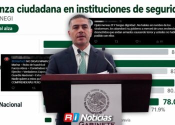 Harfuch presume resultados de seguridad del INEGI; ciudadanos expresan inconformidad en redes