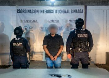 Grupo Interinstitucional detiene a civil armado en Culiacán