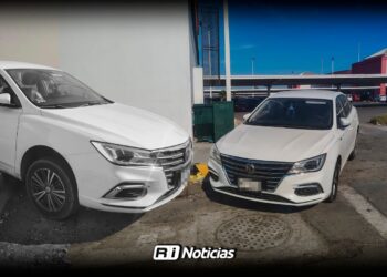 Intento de robo de vehículo en Soriana Insurgentes termina con unidad impactada