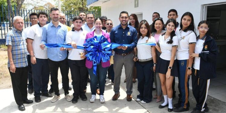 Se inauguraron nuevos espacios que beneficiarán a la comunidad estudiantil del bachillerato universitario de la UAS en Mazatlán