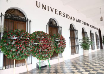 Reivindica la UAS la memoria de sus mártires, María Isabel Landeros y Juan de Dios Quiñónez, como pilar de la autonomía y la educación pública