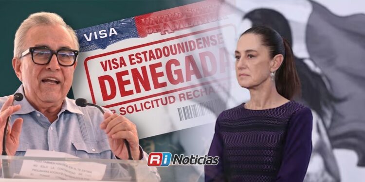 Sheinbaum dice desconocer retiro de visa a Rocha Moya en medio de presión de EE.UU.