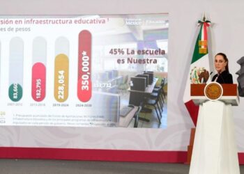Gobierno de México proyecta inversión de 350 mil millones de pesos en infraestructura educativa