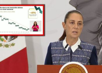 La Estrategia de Seguridad está dando resultados, dice Sheinbaum sobre reducción en homicidios dolosos