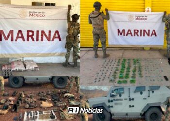 Marina decomisa explosivos, droga y equipo táctico en comunidades rurales de Mazatlán