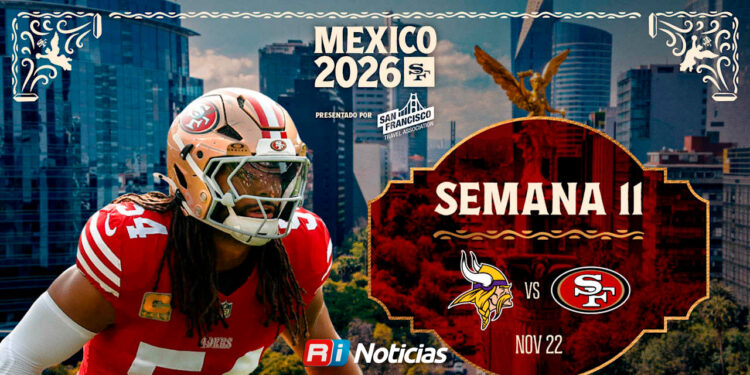 NFL confirma partido entre 49ers y Vikings en el Estadio Azteca