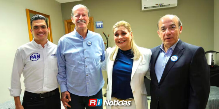 Fox y Calderón reaparecen en respaldo a Maru Campos