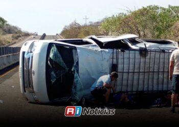 Fuerte accidente deja un muerto en la maxipista Mazatlán-Culiacán
