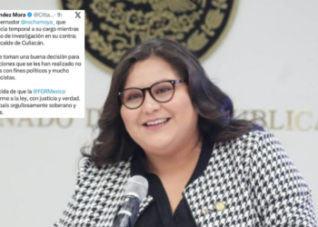 Citlali Hernández respalda licencia de Rocha Moya; “fue una buena decisión”, afirma
