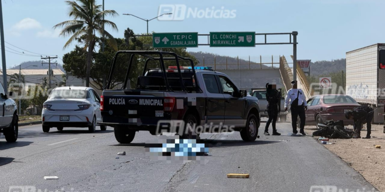 Motociclista pierde la vida tras accidente en el bulevar Luis Donaldo Colosio en Mazatlán