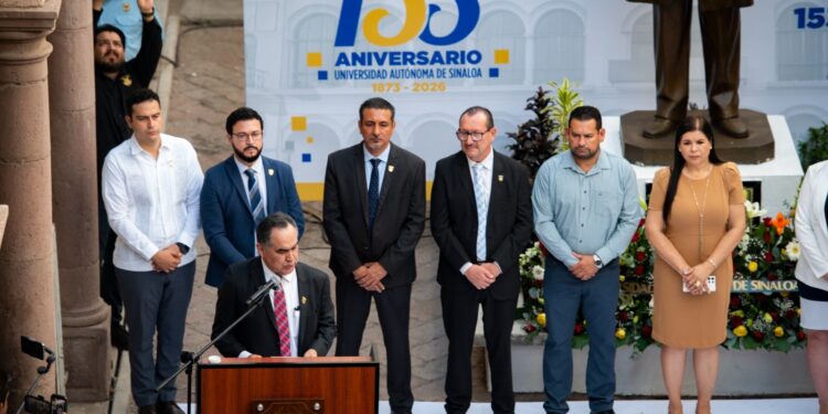 Encabeza el Rector Jesús Madueña los festejos por el 153 Aniversario de la UAS