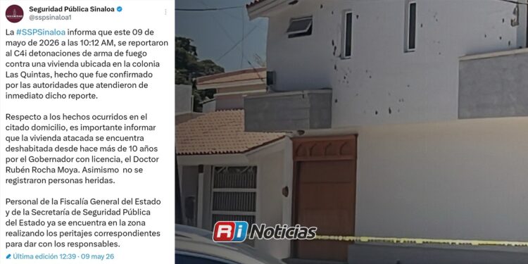 Casa baleada en Las Quintas llevaba diez años sola: SSP