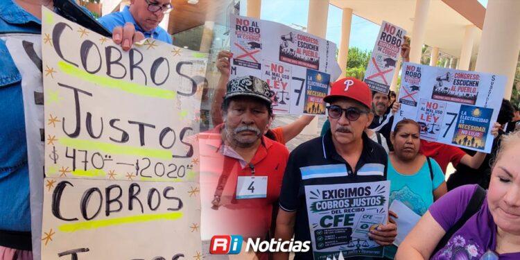 Ciudadanos denuncian contubernio entre Estado y CFE por altas tarifas eléctricas