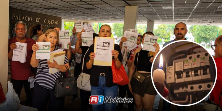 Sinaloa en crisis eléctrica: exigen freno inmediato a cortes de luz y audiencia con gobernadora interina