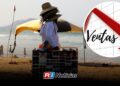 Vendedores de playa reportan bajas ventas al inicio del puente en Mazatlán