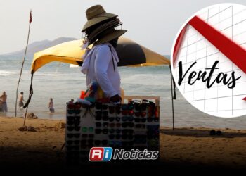 Vendedores de playa reportan bajas ventas al inicio del puente en Mazatlán