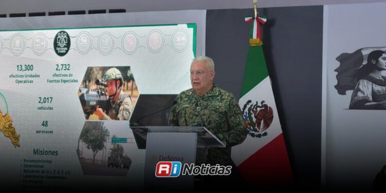Más de 13 mil efectivos federales permanecen desplegados en Sinaloa: Ricardo Trevilla