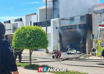 Ataque armado e incendio provocan daños en vivienda del norte de Culiacán