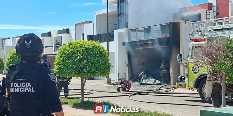 Ataque armado e incendio provocan daños en vivienda del norte de Culiacán