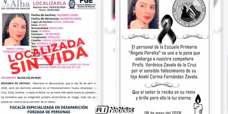 Localizan sin vida a Anahí Corina; FGE lo tipifica como feminicidio