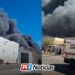 Reportan incendio en plaza fiesta las palmas; se presume que hay personas al interior