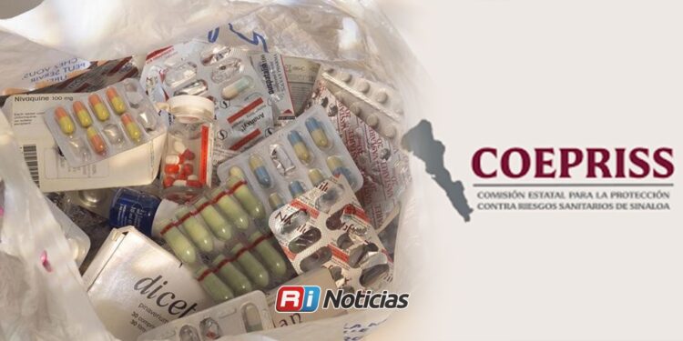 COEPRISS asegura medicamentos caducos en farmacias de Mazatlán