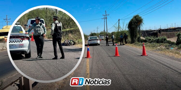 Hallazgo de un hombre sin vida en la carretera Culiacán-Eldorado
