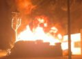 Incendio consume bodega de reciclaje y fabricación de plásticos al norte de Culiacán