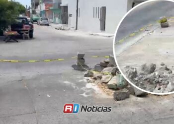 Vecinos de la Libertad de Expresión exigen retiro de escombro tras reparación vial