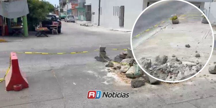 Vecinos de la Libertad de Expresión exigen retiro de escombro tras reparación vial