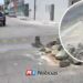 Vecinos de la Libertad de Expresión exigen retiro de escombro tras reparación vial