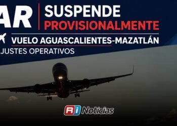 TAR suspende provisionalmente vuelo Aguascalientes-Mazatlán por ajustes operativos