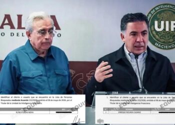 UIF anuncia congelamiento de cuentas de Rocha Moya e hijos, Inzunza y otros implicados: Emeequis